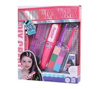 Dye Set Toy, Plays Hair Chalk, Washable Wig Coloring, Simulated Easy to Apply Fun and Creative Portable Enhances Imaginative Games for Girl Kids, PP, Colorful