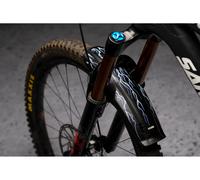 DYEDBRO Kit de Calcomanías para Fox Racing Shox 36 / 38 Guardabarros XL azul/blanco one_size