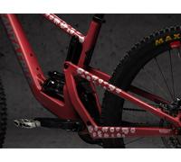 DYEDBRO Set de lámina protectora de cuadros MTB amarillo/blanco one_size