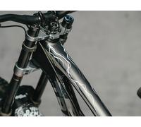 DYEDBRO Set de lámina protectora de cuadros MTB azul/blanco one_size