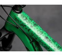 DYEDBRO Set de lámina protectora de cuadros MTB negro one_size