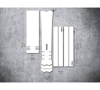 DYEDBRO Set de lámina protectora para cuadros de bicicletas eléctricas negro one_size