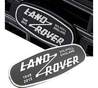 DYETEE Etiqueta engomada de la Insignia del Emblema del Maletero del Coche, para Land Rover Defender Center Canopy Label Logo Net Styling Retrofit Decoración Calcomanías de Metal Accesorios