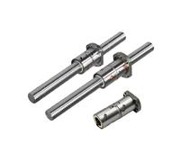 DYETEE Husillo De Bolas DFU1605/2005/2505/3205/4005, Tornillo De Bola De Doble Tuerca Con Conjunto De Tuerca Extendida for Impresora 3D, 1 Pieza(DFU3205 nut)