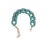 DYETEE Pulseras de cadena gruesa de acrílico coloridas para hombres y mujeres pulseras de eslabones de resina multicolor brazaletes joyería de moda