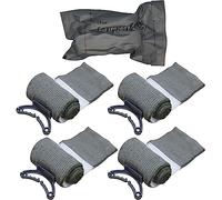 DYHQQ 5 Pack Venda Israelí de 6 Pulgadas, Compresión Estéril para Vendaje de Batalla Primeros Auxilios IFAK Trauma, Médico Estéril Sellado al Vacío, Botiquín Táctico de Combate IFAK Suministros