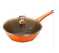 DYHWAC Cocina De Inducción Antiadherente, Estufa De Gas Específica Adecuada For Sartenes Domésticas Con Fondo