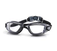 DYHWAC Myopia natación gafas de silicona gafas de silicona anti niebla UV óptico impermeable hombres mujeres adultos lente transparente ojo ojo(3-Pack)