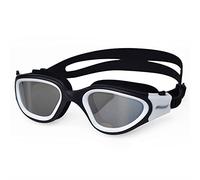 DYHWAC Profesional Adulto Anti-niebla UV Protección Lente Hombres Mujeres Natación Gafas Impermeable Ajustable Silicona Gafas de natación en Piscina(black-Soul Eater1)