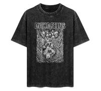 Dying Fetus Punk Rock Unisex T-Shirt Printed tee Graphic Top Men Black Shirt S