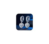 dyiozbga - Pendientes de oro y plata para mujer, hipoalergénicos, modernos, de cristal, diseño clásico, simple, elegante, personalidad, brillante, colorido, diamante completo, elegante, circonita