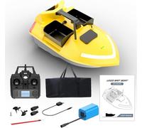 DYJD Barco de Cebo de Pesca a Control Remoto - Distancia 500 m, GPS, Crucero Automático - Para Carpas (12000 mAH)
