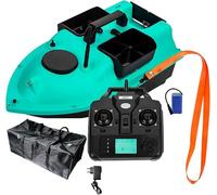 DYJD GPS-Smart RC Barco de cebo inalámbrico 2 kg Carga automática Control remoto de retorno 500 m Azul