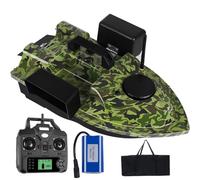 DYJD GPS-Smart-RC Wireless-Cebo-Barco 2kg Carga Alimentación Automática de Retorno Control Remoto 500M Distancia Nido de Pesca Barco (Verde)