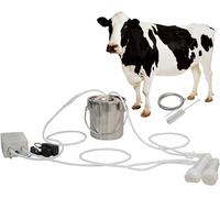 DYJD Vacas eléctricas Máquina de ordeño de ovejas, máquina de ordeño de Cabra, lechero de Cabra de Oveja de Vaca, Equipo de ordeño de Ganado automático portátil, para ovejas y Cabras,For Cows,7L