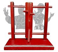 DYK&NX Mini Wing Chun Muñeco Adornos de Escritorio, Muñeco de Madera de Perforación Wing Chun, Montaje Manual de Bricolaje, para los Amantes de Kung Fu Decoración Regalo (Grey : A)