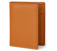 DYKANBO Carteras para Hombre Pequeñas - Cartera Tarjetero Hombre Pequeña - Carteiras Homens Wallet - Carteira para Cartoes - Billetera de Piel con Protección RFID - Porta Cartoes Homem (Camel)