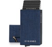 DYKANBO Tarjetero Hombre con Sistema Pop-Up y RFID, Cartera Tarjetero Hombre Slim con Tarjetero Metalico y Monedero, Billetera Hombre Pequeña Minimalista Compacta con Cierre Magnético
