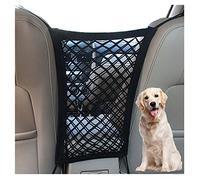 DYKESON - Barrera de red para perro el coche, organizador malla seguridad automática, bolsa almacenamiento elástica bebés, universal, coches y todoterrenos, fácil instalación, divisor conducir
