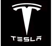 DYKGYLYS Luz de Bienvenida para Coche, Proyector LED de Puerta, Luz Personalizada con Logo, para Tesla Model 3/Y/S/X