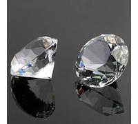 Dylan-EU 30 pcs Diamanti Decorativi di Vetro Trasparente 20 mm Matrimonio Cristallo Acrilico 150g Artificiale Diamante Cristallo Tavolo Coriandoli Decorazione per Feste di Nozze Compleanno