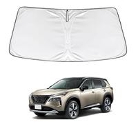 DYLBDL Parasol Coche Delantero para Nissan X-Trail T33 2023 2024 2025, Parasol Plegable para Parabrisas de Coche Parasol Coche Anti UV Rayos y el Calor Mantén tu Coche Fresco