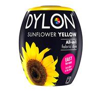 DYLON All-in-1 Fabric Dye 05 Sunflower Yellow, Lavadora de tela teñida, para colores frescos e intensos