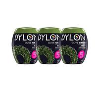 Dylon Caja de Tinte para máquina (3 Unidades), Color, Verde Oliva, 25 x 10 x 4 cm