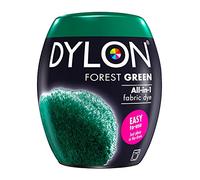 Dylon: Cápsula de 350 g para pintar telas a máquina, gama completa de disponibles Verde Forest