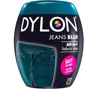 Dylon: Cápsula de 350 g para pintar telas a máquina, gama completa de nuevos colores disponibles Jeans Blue