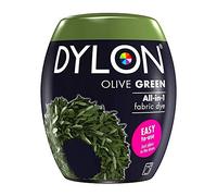 Dylon: Cápsula de 350 g para pintar telas a máquina, gama completa de nuevos colores disponibles verde oliva