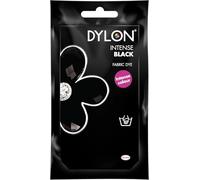 Dylon Bolsa de tinte a mano para ropa y textiles (Terciopelo) poliéster Negro intenso 50 g 1 unidad
