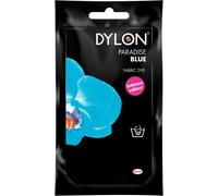 Dylon Hand Fabric Dye Sachet For Clothes Soft Furnishings Bolsa de Tinte a Mano Paradise (Bahama), Azul paraíso, 50 g (Pack of 1)