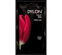 Dylon Tinte para tela y ropa, lavar a mano, color rojo tulipán 36