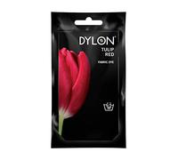 Dylon Hand Fabric Dye Sachet For Clothes Soft Furnishings Bolsa de Tinte a Mano, tulipán Rojo, poliéster, 50 g (Pack of 1)
