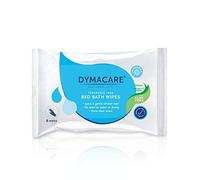 DYMACARE Toallitas de baño sin fragancia| Toallitas para lavar el cuerpo de adultos sin aclarado | con aloe vera, látex, lanolina y sin alcohol | 1 paquete (8 toallitas)