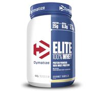Dymatize Elite 100% Whey Gourmet Vanilla 942g - Pulverizador de adecuada Poteína y Baja Azúcar + Proteína de Suero y BCAA