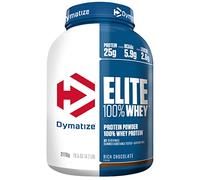 Dymatize Elite 100% Whey Rich Chocolate 2170g - Pulverizador de adecuada Poteína y Baja Azúcar + Proteína de Suero y BCAA