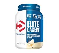 Dymatize Elite Proteína de Caseína en Polvo Sabor Vainilla Suave 1800g - Caseína de Liberación Lenta con BCAAs