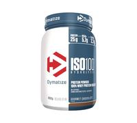 Dymatize ISO 100 Gourmet Chocolate 900g - Hidrolizado de Proteína de Suero Whey + Aislado en Polvo