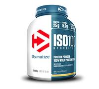 Dymatize ISO 100 Hydrolyzed Birthday Cake 2264g - Hidrolizado de Proteína de Suero Whey + Aislado en Polvo