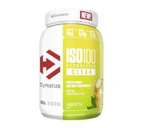 Dymatize ISO 100 Hydrolyzed Clear Lemon Ice Tea 900g Hidrolizado de proteína de suero transparente + aislado en polvo