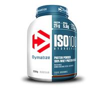 Dymatize ISO 100 Hydrolyzed Fudge Brownie 2264g - Hidrolizado de Proteína de Suero Whey + Aislado en Polvo