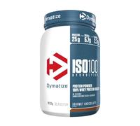 Dymatize ISO 100 Hydrolyzed Gourmet Chocolate 932g - Hidrolizado de Proteína de Suero Whey + Aislado en Polvo