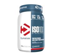 Dymatize ISO 100 Hydrolyzed Strawberry 932g - Hidrolizado de Proteína de Suero Whey + Aislado en Polvo