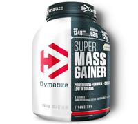 Dymatize Super Mass Gainer Strawberry 2943g - Polvo Para Ganar Peso + Carbohidratos, Creapure Creatina, BCAA y Caseína