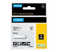 Dymo Cintas para impresoras de etiquetas RHINO – Vinilo de colores D1 12 mm 5,5 m Caja 3,4 cm