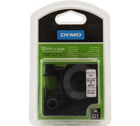 Dymo D1 Flexible Cintas Autoadhesivas para Impresoras LabelManager, Rollo de 12 mm x 3.5 m, Negro y Blanco