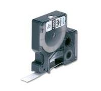 Dymo 16959/S0718060 - Cinta adhesiva de poliéster permanente (12 x 5,5 mm), color negro sobre blanco