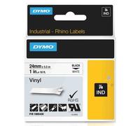 Etiquetas de Vinilo IND, Cinta de escritura Negro sobre blanco, Multicolor, Vinilo, -40 - 80 °C, UL 969, DYMO
